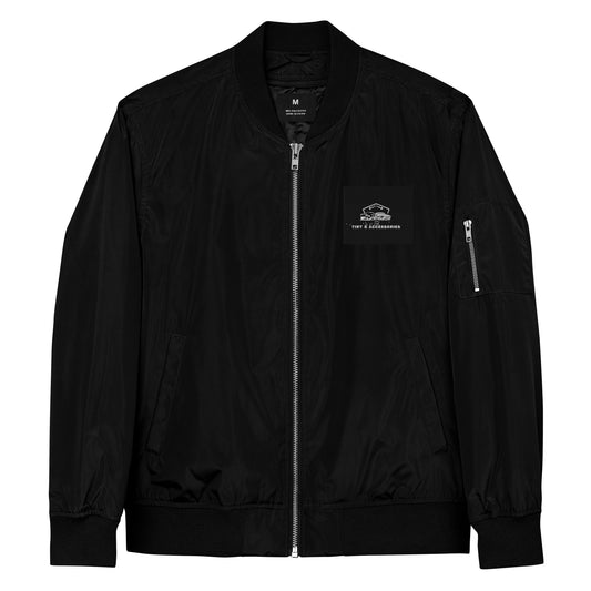 CLEAR 2 FADED Premium recycled bomber jacket